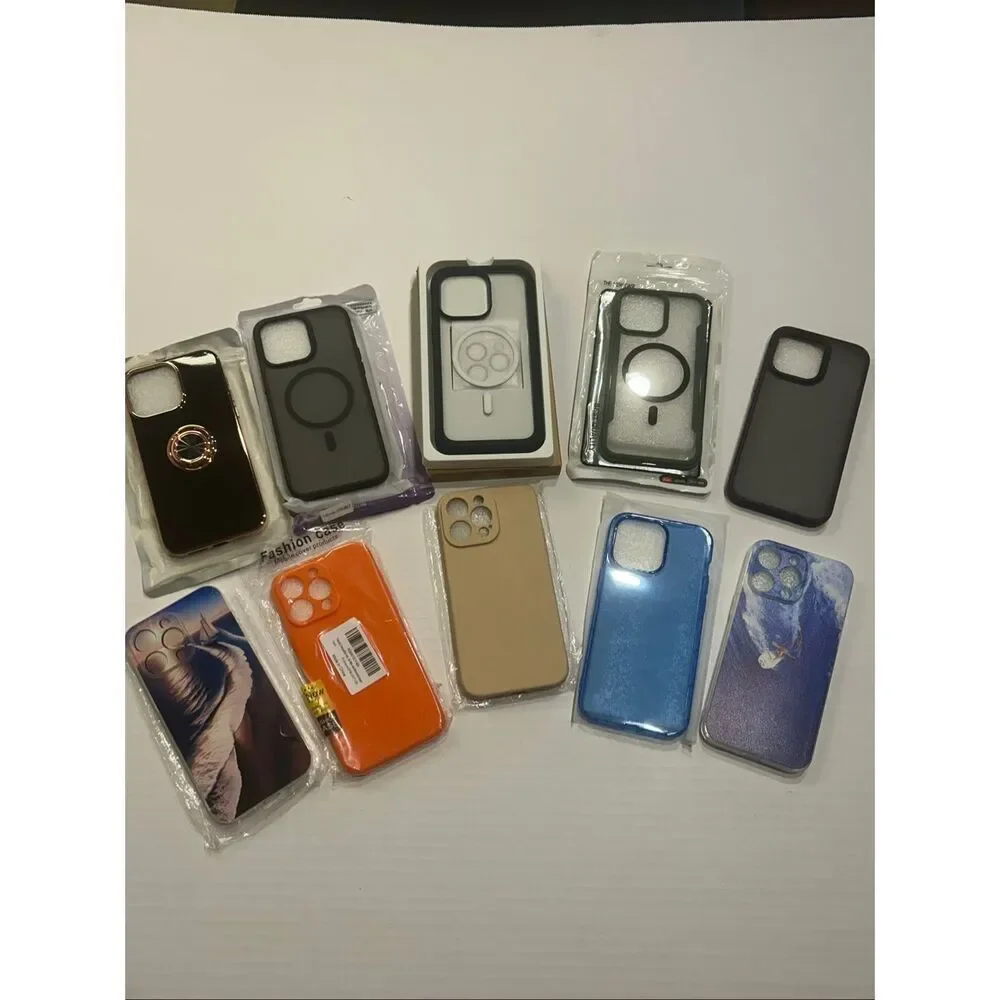 IPhone 15 Pro Max Cell Phone Cases Covers Lot of 10 Cell Phone Cases Only All Ne